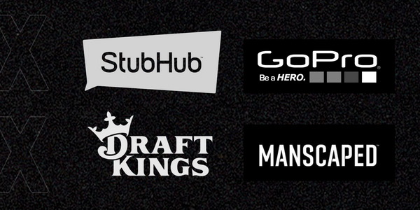 StubHUB, GoPro, Draft Kings, Manscapped Logos Tile