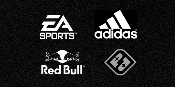 EA Sports, Adidas, Red Bull Logos Tile